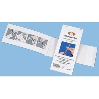 SES Sterling Colour Coded SES-TAB Cable Marker Book, Pre-printed Markers 25mm x 230mm 03070050000