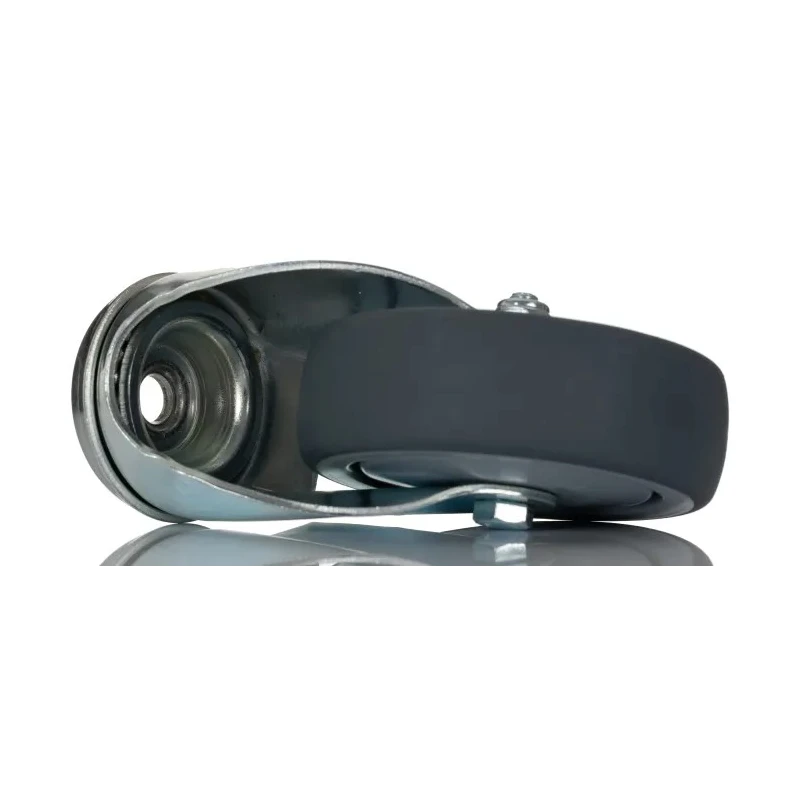 Tente Swivel Castor 80 kg Load Capacity 100 mm Rubber Wheel with Precision Ball Bearing Hub 2470PJX100P30CHC10X90
