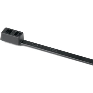 HellermannTyton Cable Tie Inside Serrated, 305 mm Length x 4.7 mm Width, Black Polyamide 66 117-05360 T50IDH-PA66W-BK