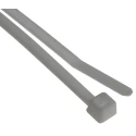 HellermannTyton Non-Releasable Cable Tie, 100 mm Length x 2.5 mm Width, White Polyamide 66, 80N 111-91819 T18R-PA66V0-WH