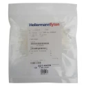 HellermannTyton Non-Releasable Cable Tie, 100 mm Length x 2.5 mm Width, White Polyamide 66, 80N 111-91819 T18R-PA66V0-WH