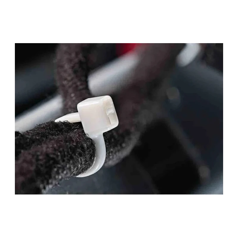 HellermannTyton Non-Releasable Cable Tie, 100 mm Length x 2.5 mm Width, White Polyamide 66, 80N 111-91819 T18R-PA66V0-WH