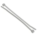 HellermannTyton Non-Releasable Cable Tie, 100 mm Length x 2.5 mm Width, White Polyamide 66, 80N 111-91819 T18R-PA66V0-WH