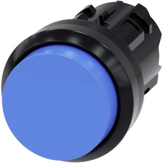 Siemens Push Button Switch Blue Momentary 22 mm Cutout IP66 IP67 IP69K 3SU1000-0BB50-0AA0