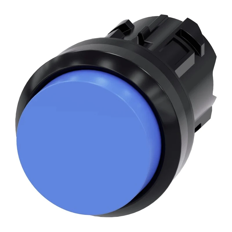 Siemens Push Button Switch Blue Momentary 22 mm Cutout IP66 IP67 IP69K 3SU1000-0BB50-0AA0
