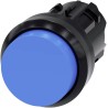 Siemens Push Button Switch Blue Momentary 22 mm Cutout IP66 IP67 IP69K 3SU1000-0BB50-0AA0