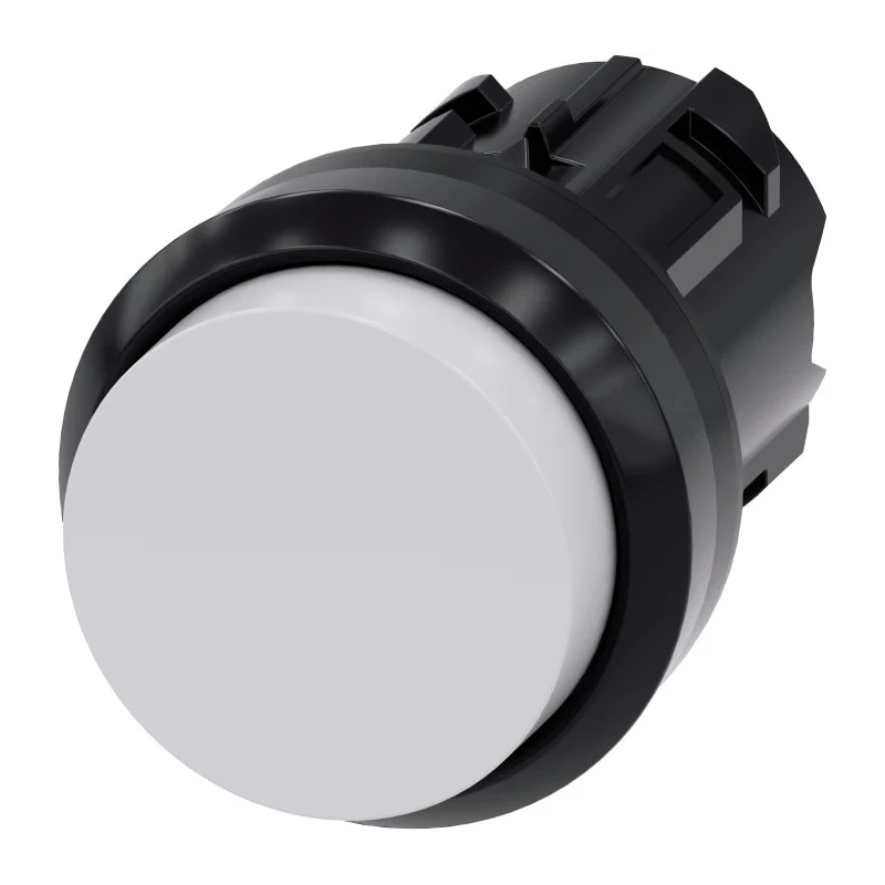 Siemens SIRIUS ACT Series White Momentary Push Button Switch 22 mm Cutout IP67 IP66 IP69K 3SU1000-0BB60-0AA0