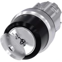 Siemens SIRIUS ACT 3SU10 2-position Key Switch Head, Latching, 22 mm Cutout 3SU1050-4BF01-0AA0