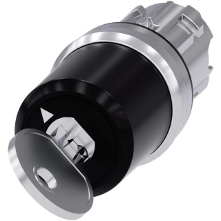Siemens SIRIUS ACT 3SU10 2-position Momentary Key Switch Head 22 mm Cutout 3SU1050-5BC01-0AA0
