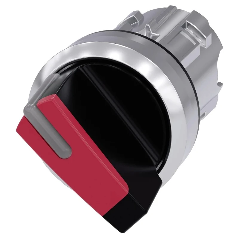 Siemens SIRIUS ACT 2 Position Selector Switch Head 22mm Cutout Red Handle IP69K IP67 IP66 3SU1052-2BF20-0AA0