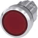 Siemens SIRIUS ACT 3SU10 Series Red Latching Push Button Switch, 22 mm Cutout Diameter, IP69K/IP67/IP66 3SU1051-0AA20-0AA0