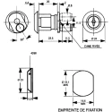 Euro-Locks a Lowe & Fletcher group Company Multi-Drawer Lock, 20 mm Panel-to-Tongue, Spring Steel with Stainless 4260-53-7