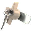 Euro-Locks a Lowe & Fletcher group Company Camlock, 13.2 mm Panel-to-Tongue 22.3 x 19.2 mm, Key Unlock B90-03 (2433A)