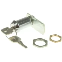 Euro-Locks a Lowe & Fletcher group Company Camlock, 32.7 mm Panel-to-Tongue 20.1 x 17.6 mm, Key Unlock F7E-03-2 (1242E)