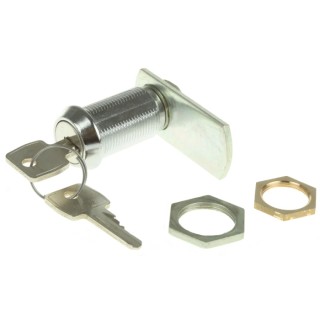 Euro-Locks a Lowe & Fletcher group Company Camlock, 32.7 mm Panel-to-Tongue 20.1 x 17.6 mm, Key Unlock F7E-03-2 (1242E)