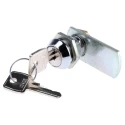 Euro-Locks A Lowe & Fletcher Group Company Chrome Plated Keyed Camlock, 19 mm Panel-to-Tongue 20.1 x 17.6 mm F6E-03-2 (1242E)