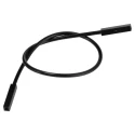 Pomona Patch Cord 3A, 45V AC, Black, 6 in Lead Length 4741-6-0