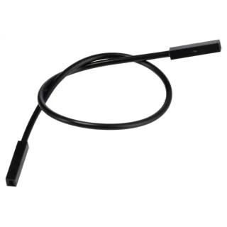 Pomona Patch Cord 3A, 45V AC, Black, 6 in Lead Length 4741-6-0