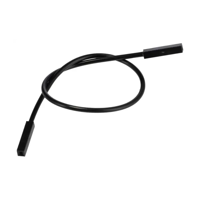 Pomona Patch Cord 3A, 45V AC, Black, 6 in Lead Length 4741-6-0