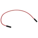 Pomona Patch Cord 3A, 45V AC, Red, 6 in Lead Length 4741-6-2