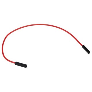 Pomona Patch Cord 3A, 45V AC, Red, 6 in Lead Length 4741-6-2