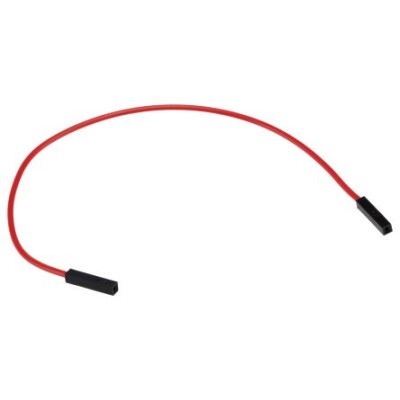 Pomona Patch Cord 3A, 45V AC, Red, 6 in Lead Length 4741-6-2