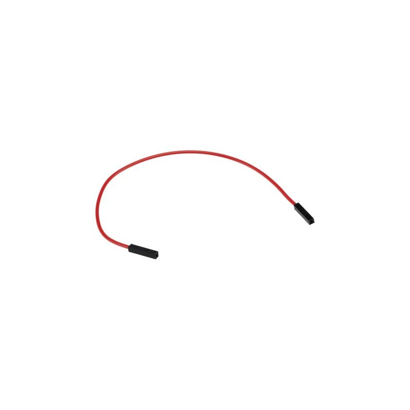 Pomona Patch Cord 3A, 45V AC, Red, 6 in Lead Length 4741-6-2