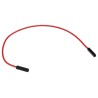Pomona Patch Cord 3A, 45V AC, Red, 6 in Lead Length 4741-6-2