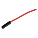 Pomona Patch Cord 3A, 45V AC, Red, 6 in Lead Length 4741-6-2