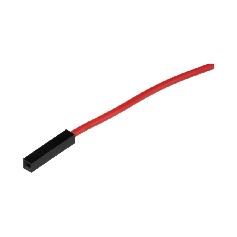 Pomona Patch Cord 3A, 45V AC, Red, 6 in Lead Length 4741-6-2