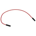 Pomona Patch Cord 3A, 45V AC, Red, 6 in Lead Length 4741-6-2