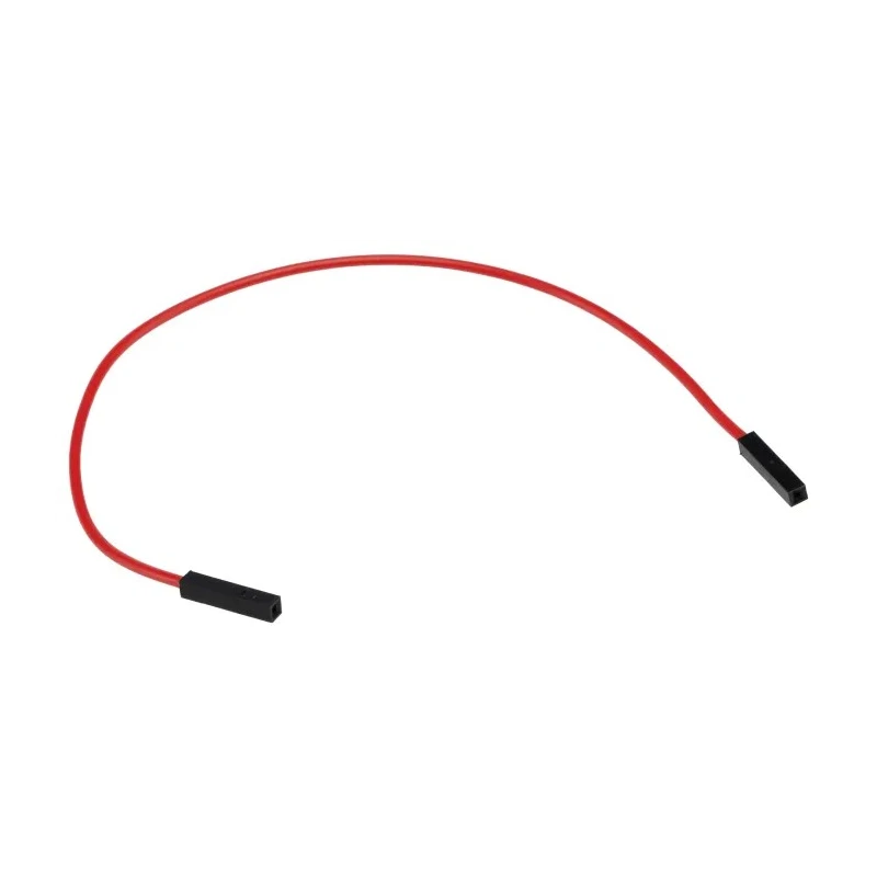 Pomona Patch Cord 3A, 45V AC, Red, 6 in Lead Length 4741-6-2