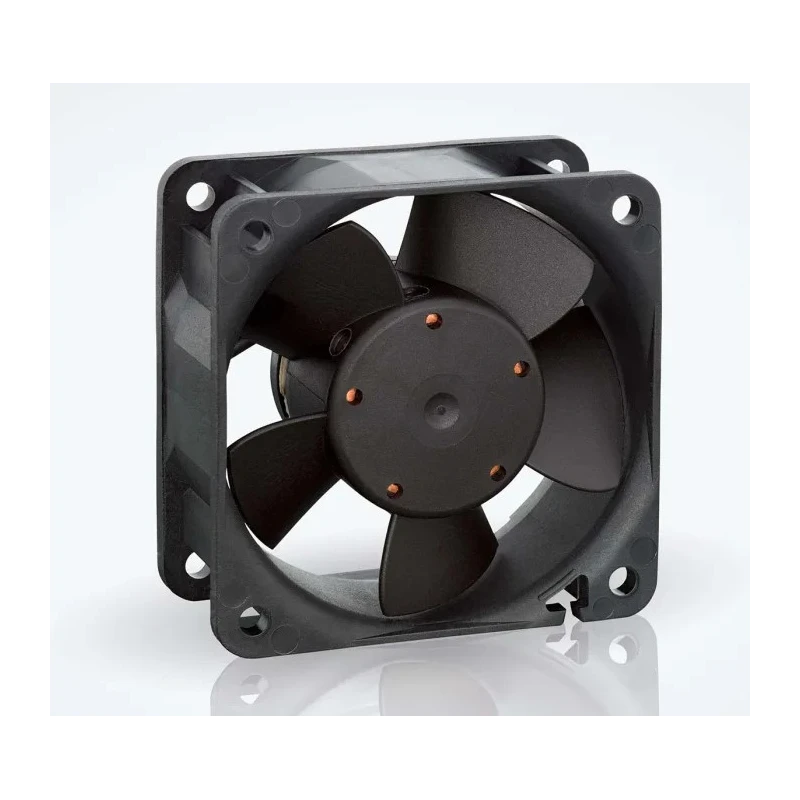 ebm-papst 600 N Series Sleeve Bearing DC Axial Fan 24V DC, 2.1 W, 88 mA Max, 40 m³/h Airflow, , 60 mm x 60 mm x 25.4 mm IP20