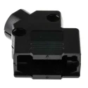 MH Connectors ABS Angled D-Sub Backshell 9 Way Strain Relief MHD45PPK