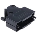 MH Connectors ABS Angled D-Sub Backshell 15 Way Strain Relief MHD45PPK