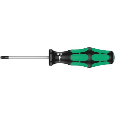 Wera Standard Torx & Torx Plus Screwdriver T9 Tip 60mm Blade 141mm Overall 05028004001