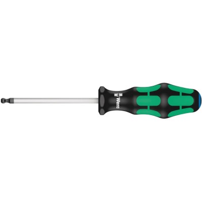 Wera Standard Hexagon Screwdriver 5 mm Tip, 100 mm Blade, 205 mm Overall 05022815001