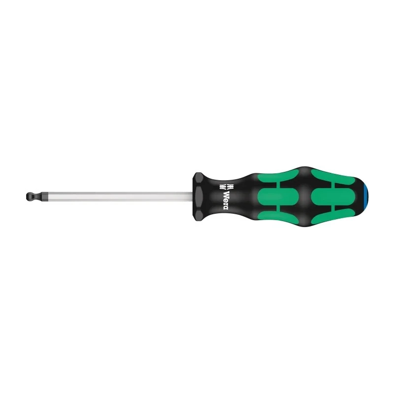 Wera Standard Hexagon Screwdriver 5 mm Tip, 100 mm Blade, 205 mm Overall 05022815001