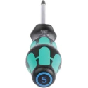 Wera Standard Hexagon Screwdriver 5 mm Tip, 100 mm Blade, 205 mm Overall 05022815001