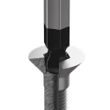Wera Standard Hexagon Screwdriver 5 mm Tip, 100 mm Blade, 205 mm Overall 05022815001
