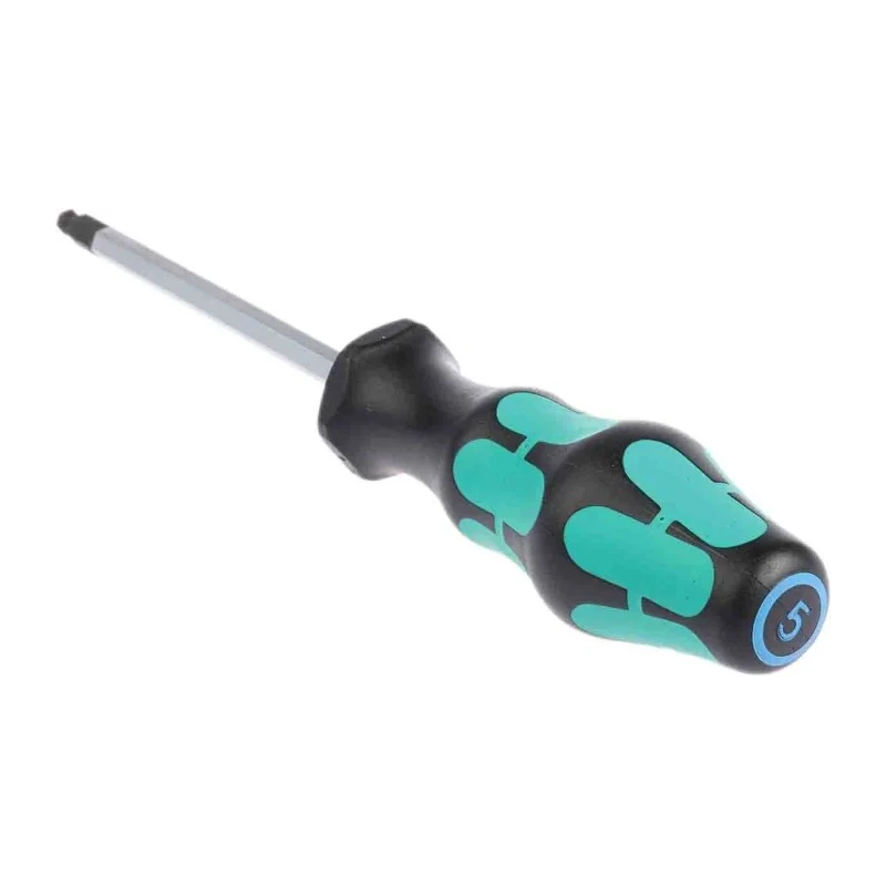 Wera Standard Hexagon Screwdriver 5 mm Tip, 100 mm Blade, 205 mm Overall 05022815001