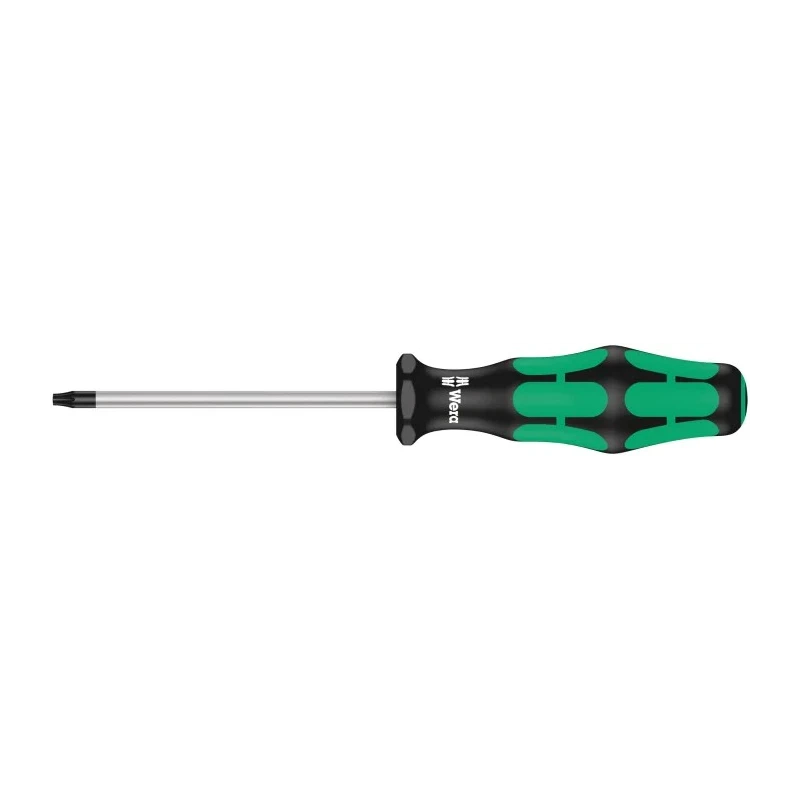 Wera Standard Torx & Torx Plus Screwdriver T10 Tip, 80 mm Blade, 161 mm Overall 05028005001