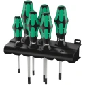 Wera Torx Standard Screwdriver Set with Ergonomic Kraftform Plus Handles, 6-Piece T10-T40 05028062001