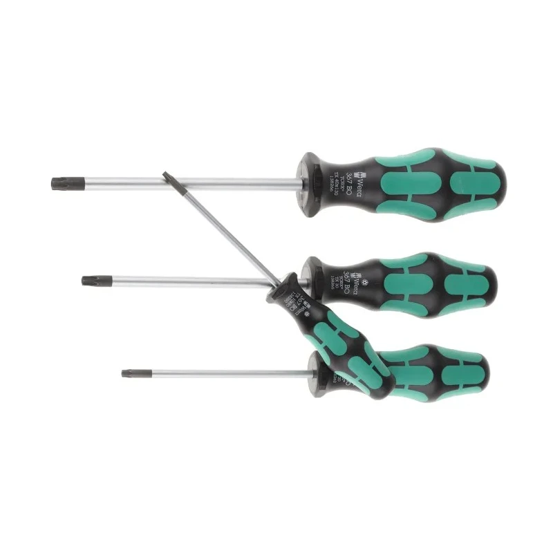 Wera Torx Standard Screwdriver Set, 6-Piece, Tamperproof TX10 to TX40 05138250001
