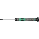 Wera Precision Screwdriver with T20 Tip, 60 mm Blade Length, 157 mm Overall Length, Bi-Material Handle, Nickel 05118054001