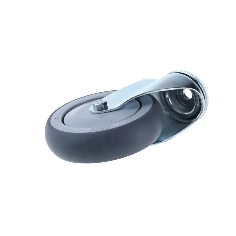 Tente Swivel Castor with 125 mm Wheel Diameter, 100 kg Load Capacity, Rubber Wheel, Precision Ball 2470PJX125P30CHC10X90