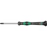 Wera Precision Screwdriver with T10 Tip, 60 mm Blade Length, 157 mm Overall Length, Bi-Material Handle, Nickel 05118050001