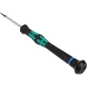 Wera Precision Screwdriver 1.3 mm Tip, 60 mm Blade, 97 mm Overall 05118064001