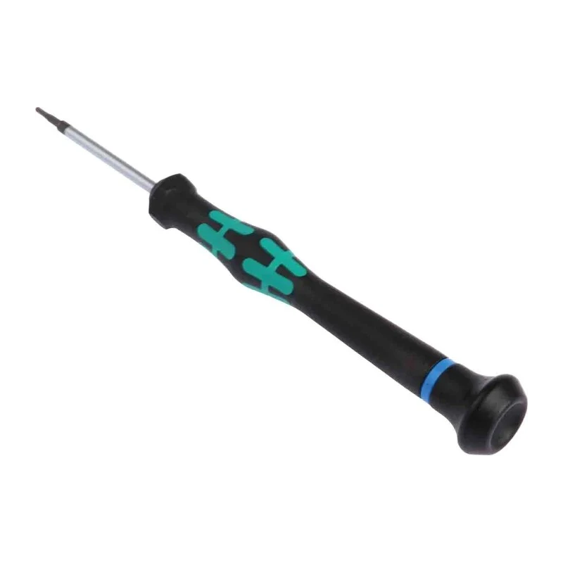Wera Precision Screwdriver 1.3 mm Tip, 60 mm Blade, 97 mm Overall 05118064001