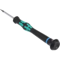Wera Precision Screwdriver Multi-Component Handle Chrome Plated Blade 0.9 mm Tip 97mm Overall 05118062001